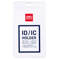 Бейдж 54х89 мм. вертик., акрил без крепления, прозрачный