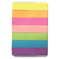 Закладки с липким краем (50*10мм) 7цв, по 40л. НЕОН