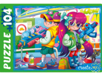 Пазлы  104 элементов  340*240мм.   "Озорные детки"