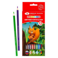 Карандаши цвет. 12цв  Цветик  2М-4М, деревянные