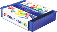 Пластилин 10цв 200гр. Классика, со стеком,  пластик. конт.