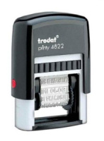 Штамп "12 бух.терминов" высота 4мм