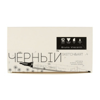 Маркер для скетчинга пулевидн. Sketch&Art "Черный" двусторон., 1,0-5,0мм