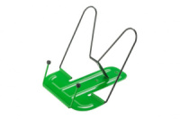 Подставка для книг, полностью металл, зеленая