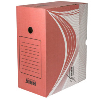 Архивный короб (325*260*150) красный