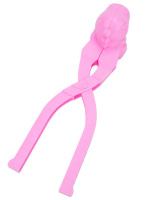 Форма для снега 200мм "ДИНОЗАВРИК-2" в сетке, цвет микс