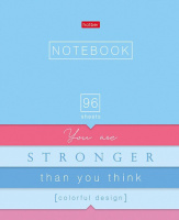 Тетрадь А5  96л кл. Hatber "Будь собой!" мат.лам., белизна 100%*