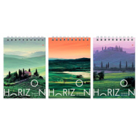 Блокнот А6  40л гребень "Природа" клетка