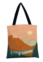 Сумка-шоппер 35*42 см Арт и Дизайн "Горы"