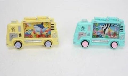 Игра водяная с кольцами "Пожарная машина" 15см