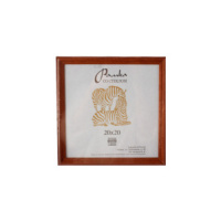 Фоторамка дерево 20*20см. №1701 (Светло-коричневая)