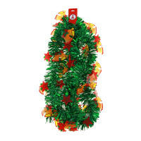 Мишура d=  8см, 2м, ПВХ, с декором Колокольчик