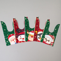 Пакет с ушами 13*22см "Поздравления с НГ" 50шт.