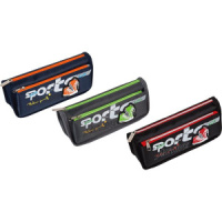 Пенал-косметичка (210*90*60) молния, ткань"Sport Boots, карман обьемный,с кауч.аппликац.,на 60пр.