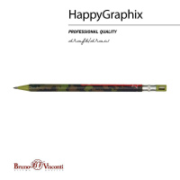 Карандаш цанговый металл.пластик. диаметр гриф. 2мм "FunGraphix. Милитари" с точилкой