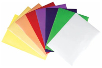 Цветная бумага самокл. А4 8цв. 8листов перламутр."Ассорти"