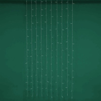 Гирлянда электрическая Занавес 1,5*1,5м 150LED светодиодная, 220 В, свечение шампань