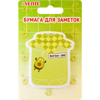 Бумага с липким краем  30л, фигурная Jam&Juice,  ассорти