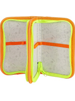 Пенал 2 отд. (190*105*25) молния, лам.картон "Приключения одного кота"