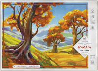 Бумага для гуаши А3 10л. 180гр/м2, фактурная "соты"