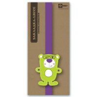 Закладка-ляссе самоклеящаяся "Мишка" 39*1см, 1 шт.