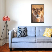 Пазлы 1000 элементов  480*680мм.  "Львица" Premium