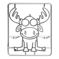 Трафарет витражный "Лось"