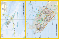 Карта -путеводитель "Кронштадт" 1:8,5т., 1:50т.