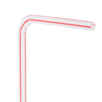 Трубочка д/коктейля "Праздничные" 50шт, 24см