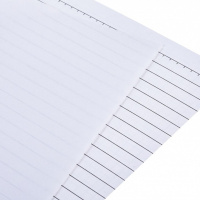 Тетрадь А4  96л без лин. гребень Hatber "Nature" карман,шаблон в кл.и лин.,перф.на отрыв,белизна 98%