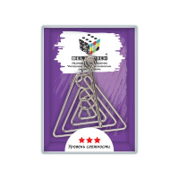 Головоломка металлическая 1 шт "Лабиринт" 6 элемент.