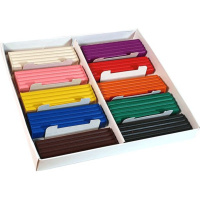 Пластилин 10цв 150гр. Attomex, карт.упак.