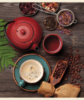 Тетрадь А5  96л кл. ПЗБМ "Чай&Кофе"твин-лак, белизна 100%