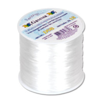 Спандекс без оплетки d=1мм 100м, белый