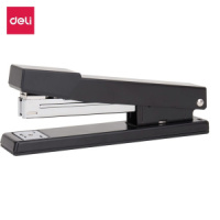 Степлер Deli Pro №26/6, 23/6, 23/10, черный на 25 листов, встроенный антистеплер