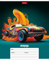 Тетрадь А5 12л лин. Hatber "Динамичные авто" 5 диз.в блоке, белизна 100%