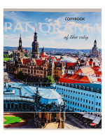 Тетрадь А5  96л кл. Проф-Пресс "Панорамы городов" белизна 92%