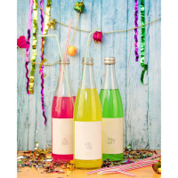 Трубочка д/коктейля "Праздничные" 50шт, 24см