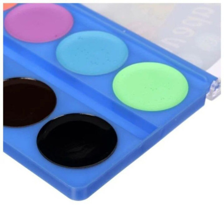 Акварельные краски 14цв. Фантазия, пласт.уп, без кисти