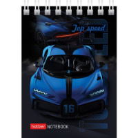 Блокнот А7  60л гребень "АвтоШоу" клетка