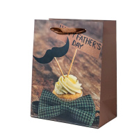 Пакет подар. бумажн. 18*23*10 см, Мужской, 210гр, 4 дизайна на выбор