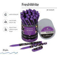 Ручка шар. BV "FreshWrite. Дамские штучки. Ажур", 0.7мм, синяя