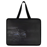 Папка А4 (340*250*95) с ручками, молния, пластик "Тачка"