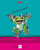 Тетрадь А5 48л ЛИН. Hatber "ЗооСтатус" 5 диз.в спайке, белизна 100%