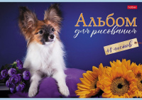Альбом А4 48л скоба "Наши пёсики"  100 г/м2