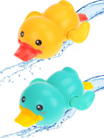 Игрушка заводная  "Утенок" 9*8см, плавает