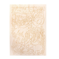 Выжигание набор досочек А4 "Животные джунглей"