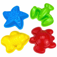 Формочки для песка "Море" 4 шт