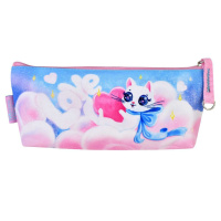 Пенал-косметичка (210*35*80) молния, микрофибра "Кошечка в облаках"