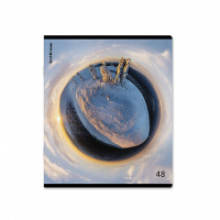 Тетрадь А5 48л кл. Erich Krause "Фишай. Россия" УФ-лак выборочный+ламинация матовая MIX-PACK